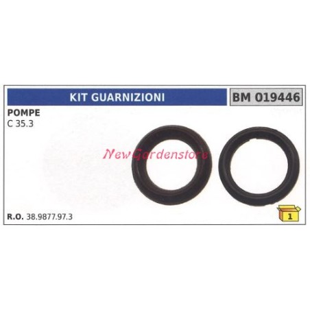 Gasket kit UNIVERSAL pump Bertolini C 35.3 019446 | NewgardenAgri.com