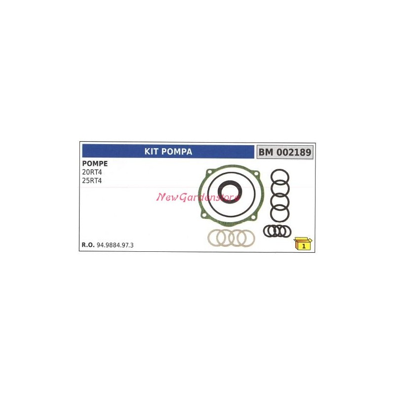 Gasket set UNIVERSAL Bertolini pump 20RT4 25RT4 002189