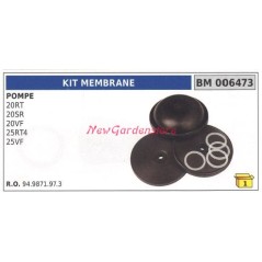 Bertolini pump diaphragm kit 20RT 20SR 006473 | NewgardenAgri.com