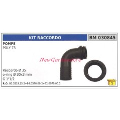 Fitting kit UNIVERSAL Bertolini pump POLY 73 030845 | NewgardenAgri.com