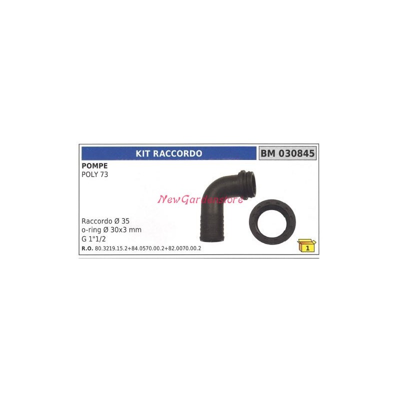 Kit de raccordement pompe UNIVERSAL Bertolini POLY 73 030845