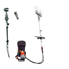 PRO.TOP petrol-powered backpack oil shaker kit with hook arm and adapter | NewgardenAgri.com