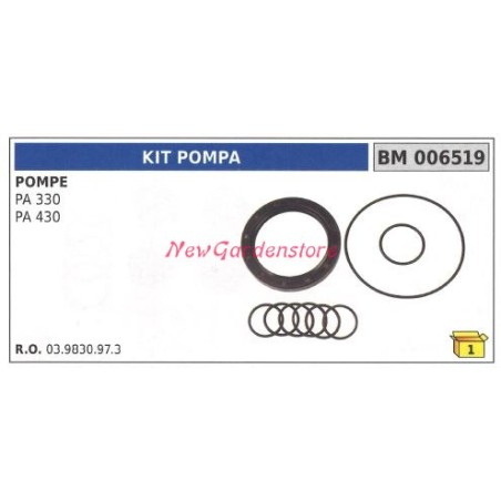 Kit UNIVERSALE pompa Bertolini PA 330 430 006519