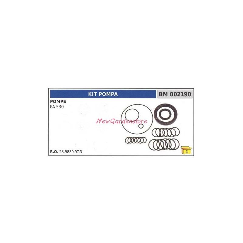 Kit UNIVERSAL para bomba Bertolini PA 530 002190