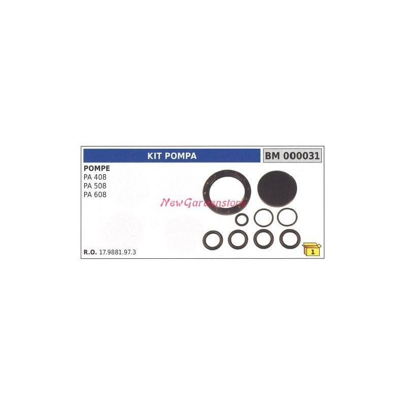 Kit UNIVERSAL para bomba Bertolini PA 730 000032