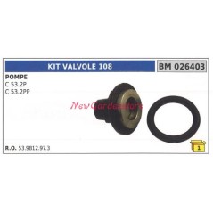 Kit valvola 108 UNIVERSALE pompa Bertolini C 53.2P 026403 | NewgardenAgri.com