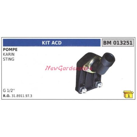 Kit valve ACD UNIVERSAL Bertolini pompe KARIN STING 013251 | NewgardenAgri.com