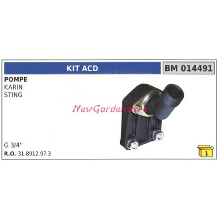 Kit valve ACD UNIVERSAL Bertolini pompe KARIN STING 014491 | NewgardenAgri.com