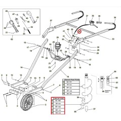 Lama punta trivella 100 mm ORIGINALE ACTIVE trivella t143 021071 | NewgardenAgri.com