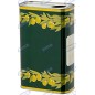 Latta per olio 0,25 lt rettangolare verde goccia gialla foro D24 - 40 pezzi