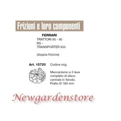 Clutch mechanism compatible lawn tractor 95 Transporter 933 FERRARI 15720 | NewgardenAgri.com