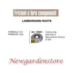 Frizione meccanismo trattore LAMBORGHINI 15881 Formula 135 Premium 1300 350mm | NewgardenAgri.com