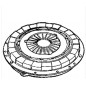 BARBIERI single-plate clutch for gazzella puma walking tractor 15590