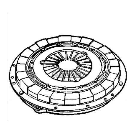 Barbieri single-plate clutch with diaphragm springs for walking tractor FB 210 15002 | NewgardenAgri.com