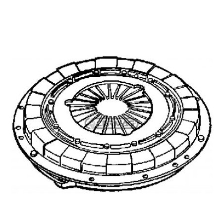 Single plate clutch with springs for farm tractor 330 BERTOLINI 15331 | NewgardenAgri.com