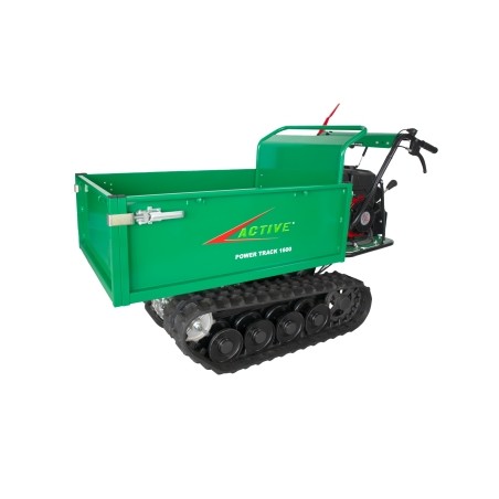 ACTIVE POWER TRACK 1600-H DMP wheelbarrow with hydraulic dump truck | NewgardenAgri.com