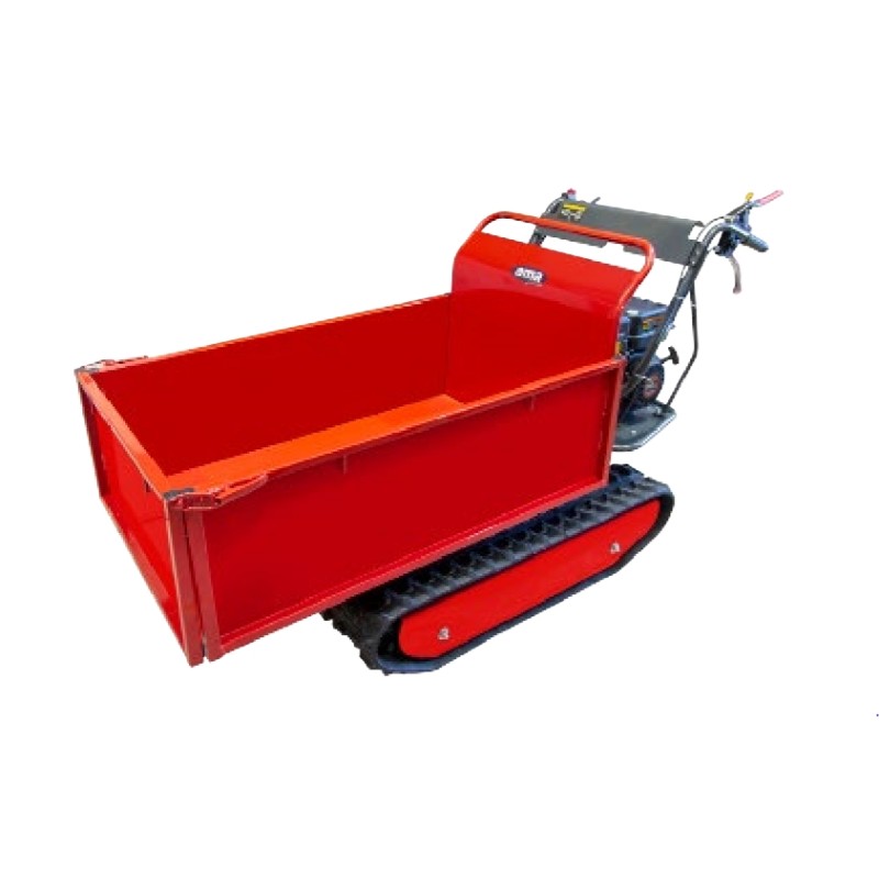 TAG500T AMA crawler tracked wheelbarrow with 6.5 Hp 196 CC Loncin engine