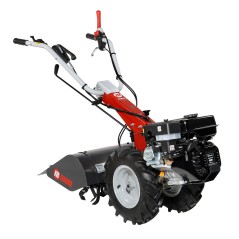 Motocultor NIBBI BRIK 1S Motor de gasolina Emak 182 cc con ruedas y timón | NewgardenAgri.com