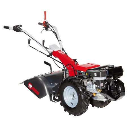 Motocultor NIBBI BRIK 5S Motor de gasolina Emak K 800 H con ruedas y timón | NewgardenAgri.com