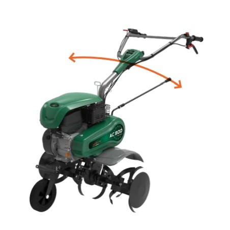 ACTIVE AC 900 196 cc motor hoe working width 60-90 cm | NewgardenAgri.com