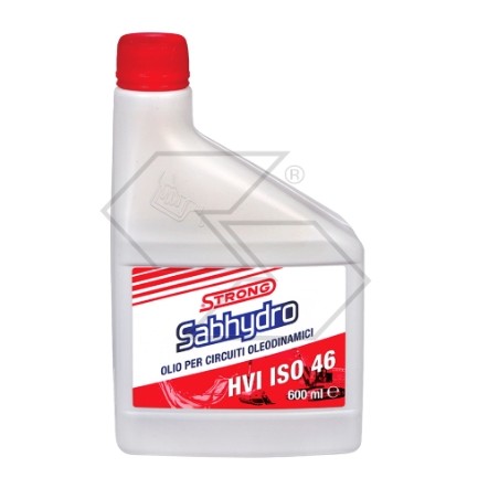 Olio circuiti idraulici STRONG sabhydro HVI ISO 46 lubrificante antiusura 600ml | NewgardenAgri.com