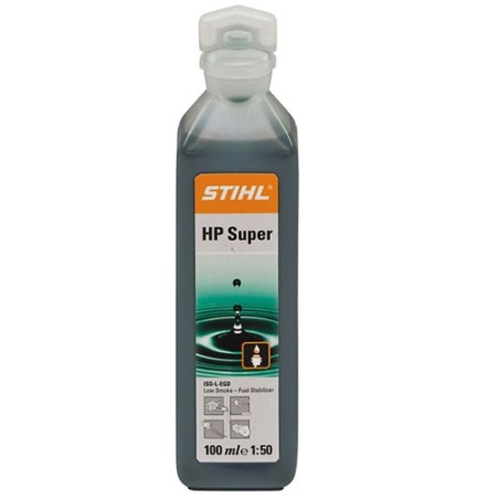 Olio miscela STIHL HP SUPER per motore a 2 tempi in vari formati | NewgardenAgri.com