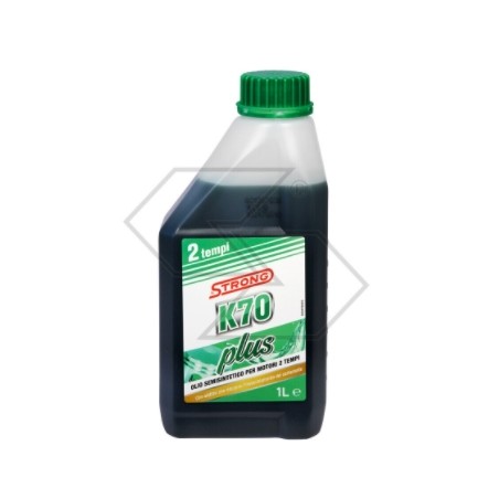 Olio miscela STRONG K70 PLUS semisintetico motosega decespugliatore motore 2T | NewgardenAgri.com