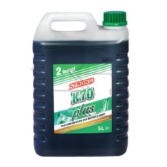 Olio miscela Strong K70 Plus semisintetico per motore 2T motosega 5 litri | NewgardenAgri.com