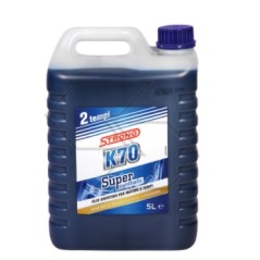 Olio miscela Strong K70 SUPER SYNTHETIC motore 2 tempi motosega 5 LITRI | NewgardenAgri.com