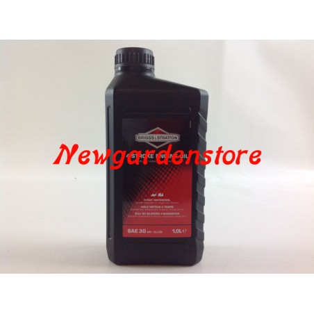 Engine oil lubricant 4-stroke sae 30 1LT Briggs lawn tractor 100007e | NewgardenAgri.com