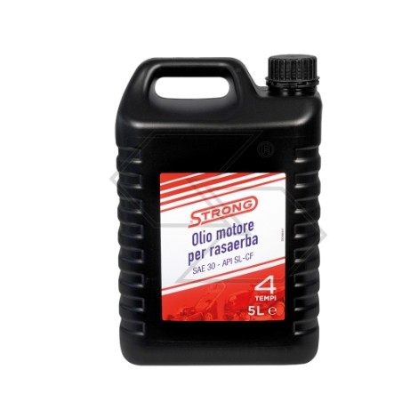 Olio motore SAE-30 STRONG 5Litri motori 4 tempi rasaerba ottima lubrificazione | NewgardenAgri.com