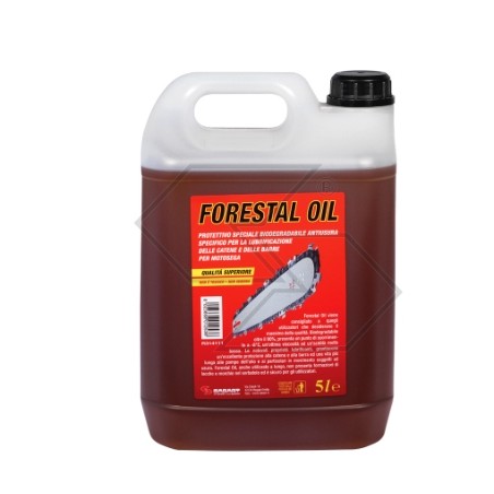 Olio protettivo biodegradabile antiusura catena da motosega FORESTAL OIL 5 litri | NewgardenAgri.com