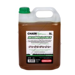 Olio protettivo biodegradabile OREGON catena barre motosega CHAIN 5 litri | NewgardenAgri.com