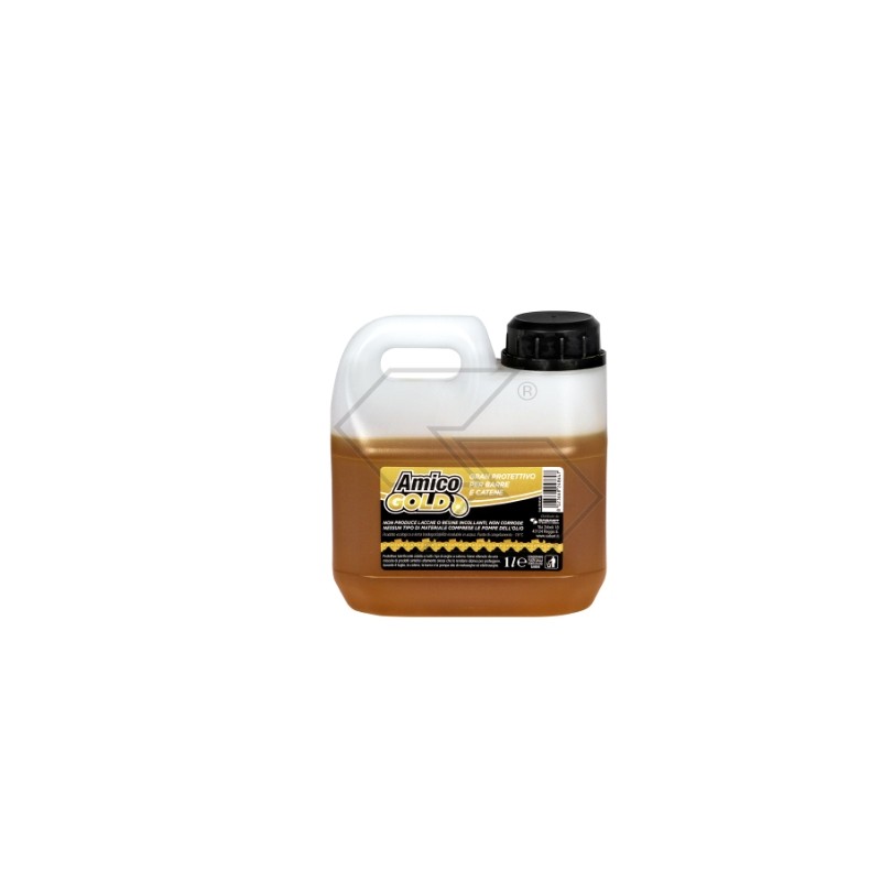 Olio protettivo sintetico per catena da motosega AMICO GOLD 1 litro R314149