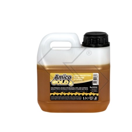 Olio protettivo sintetico per catena da motosega AMICO GOLD 1 litro R314149 | NewgardenAgri.com