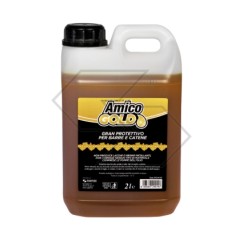 Olio protettivo sintetico per catena da motosega AMICO GOLD 2 litri R314147 | NewgardenAgri.com