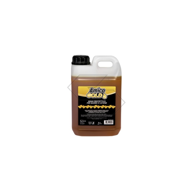 Olio protettivo sintetico per catena da motosega AMICO GOLD 2 litri R314147