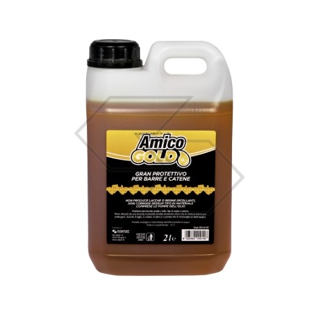 Olio protettivo sintetico per catena da motosega AMICO GOLD 2 litri R314147 | NewgardenAgri.com