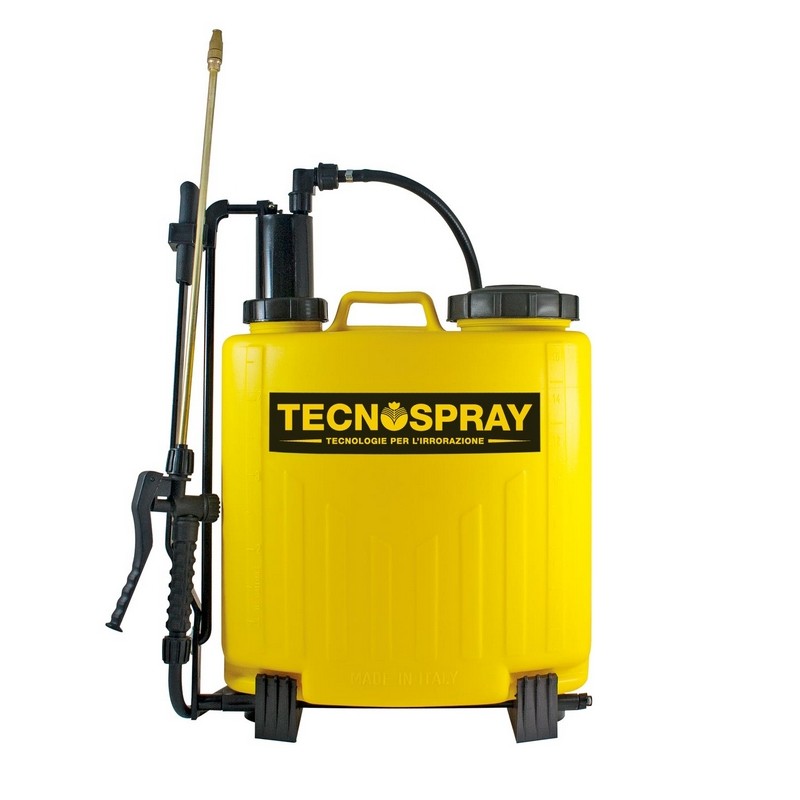 Pulverizador de mochila TECNOSPRAY Z14 con lanza de 14 L y manguera de 1,20 m