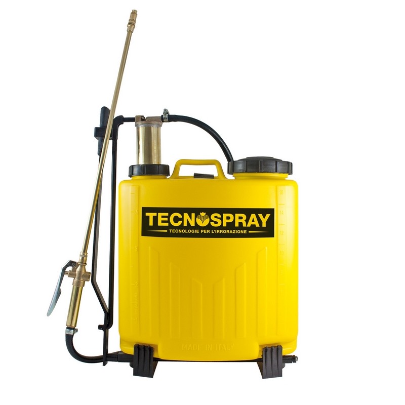 Knapsack sprayer TECNOSPRAY Z14T/680 with lance 14L pumping capacity brass