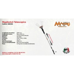 Scuotiolive a batteria Magiko4x4 telescopico SERIE MAORI a pettine spezzato | NewgardenAgri.com