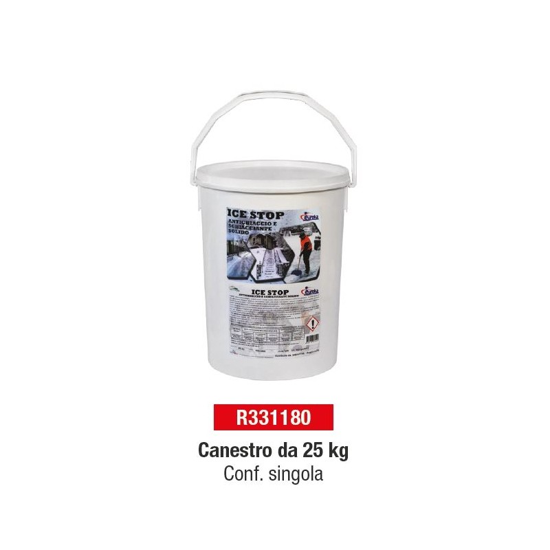 Sghiacciante antighiaccio solido ICE STOP EUREKA da 25 Kg R331180