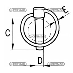 Aufsteckbarer Stecker 6 mm Welle Ø 18÷22 mm 98193 | NewgardenAgri.com