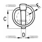 Spina a scatto Ø 4,5 mm Ø albero 10÷15 mm  98192