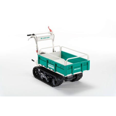 Transporteur sur chenilles OREC LS360GX avec moteur HONDA, benne manuelle rabattable | NewgardenAgri.com