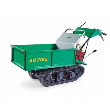 Wheelbarrow carrier ACTIVE POWER TRACK 1315 EXT with Honda manual folding engine | NewgardenAgri.com