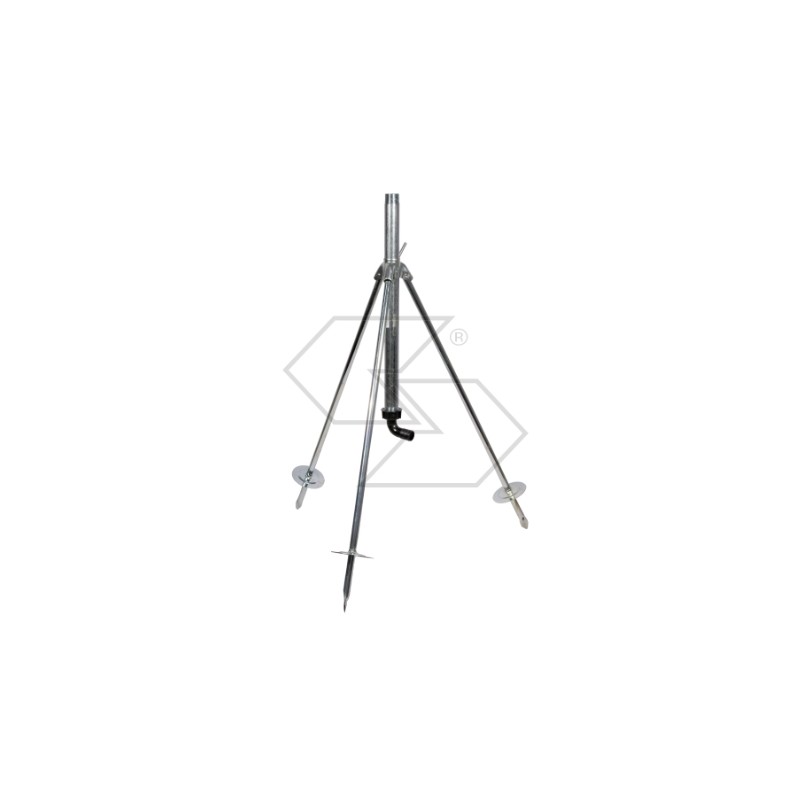 Galvanised metal tripod large height from 640 to 1500mm tube supplied 25mm