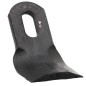Lama per trincia a Y - 40 x 8 x 105 con asola 30 x 14 mm