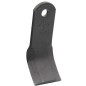 Lama per trincia a Y - 40 x 6 x 130 con foro 12,5 mm