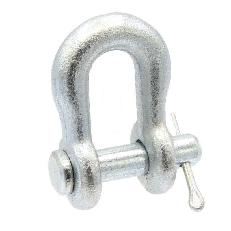 Galvanized shackles for tractor tools